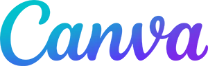 Canva Wordmark Logo Gradient